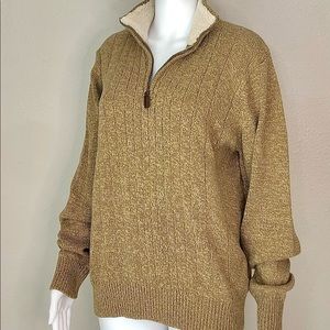 Tricots St Raphael 1/4 Zip Sweater Sherpa Collar